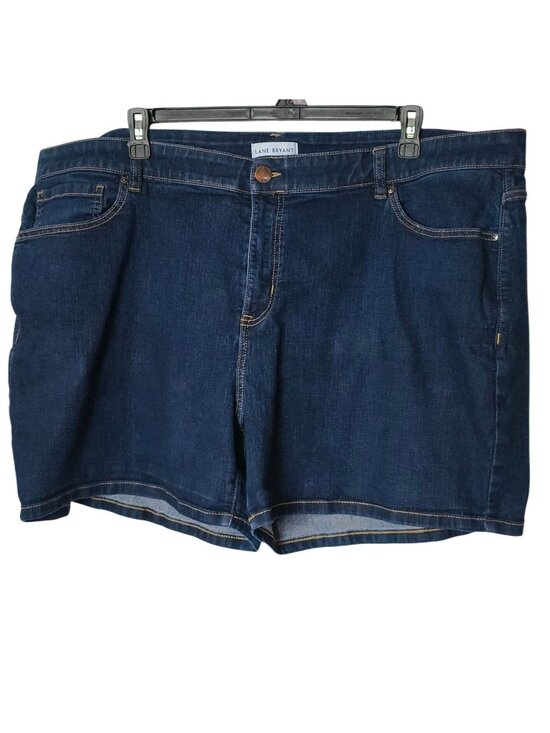 Lane Bryant Pants - Lane Bryant Womens 26 Denim Shorts Mid-Rise Girlfriend Flex Magic Waist Stretchy
